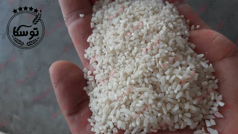 فروش برنج نیم دانه با قیمت ارزان